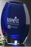 Picture of Cobalt Oval Vase 8-1/2"
