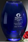 Picture of Cobalt Barrel Vase 8-1/2"