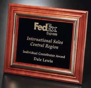 Picture of Americana Plaque with Black Glass 16" x 12-3/4"