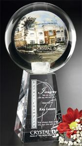 Picture of Hand-Painted Sphere 4-1/2" Dia