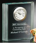 Picture of Jade Wave Clock 4-1/2"
