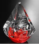 Picture of Large Quatro Pyramid - Red 5-1/2"