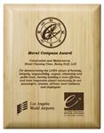 Picture of Blond Bamboo Laser Plaque 7" x 9"