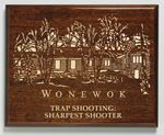Picture of Aberdeen Walnut Laser Plaque 10-1/2" x 13"