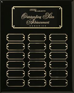 Picture of Black Piano Finish Perpetual Plaque 10-1/2" x 13"