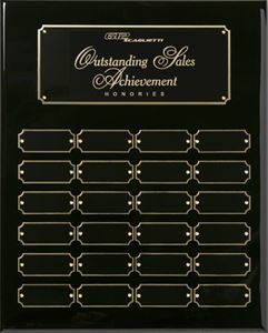Picture of Black Piano Finish Perpetual Plaque 12" x 15"