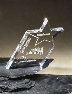 Picture of Lasered Acrylic Skewed Star