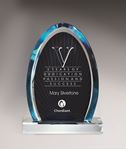 Picture of Large Blue Dynasty Award with Base