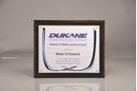 Picture of 10 1/2" x 13" - Certificate/Overlay Plaque Kit Walnut Finish