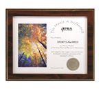 Picture of 10 1/2" x 13" - Hidden Slot Slide-in overlay Certificate Plaque