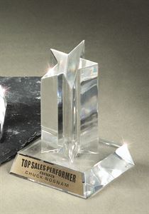 Picture of Single Star on Clear Base