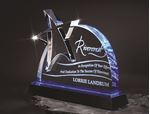 Picture of Blue Deep Lasered Star Accent on Base