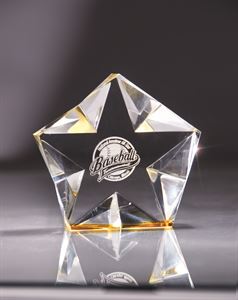 Picture of Gem Star w/ Gold Reflective Bottom