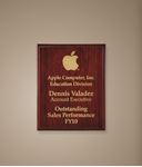 Picture of Medium Mahogany Finish Plaque