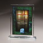 Picture of 6" x 7 3/8" Medium Optic Glass Rectangle