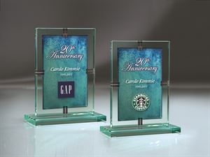 Picture of Beveled Jade Glass with Digi-Color Front/Back