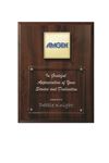 Picture of Digi-Color Emblem on Lucite/Walnut Finish Riser Plaque