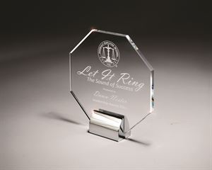 Picture of Octagon Optic Crystal on High-Polished Chrome
