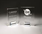 Picture of Rectangle Optic Crystal on High-Polished Chrome