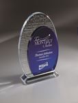 Picture of Blue and Optic Crystal Arches