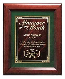 Picture of Cherry Finish Frame Plaque