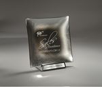 Picture of Tuscany Glass Plate with Black Lucite Stand