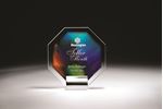 Picture of Octagon Optic Crystal on High-Polished Chrome Base