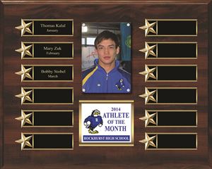 Picture of Horizontal Star Border Easy Perpetual Plaque