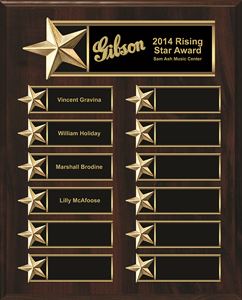 Picture of Vertical Star Border Easy Perpetual Plaque Feature Package
