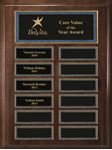 Picture of Vertical Blue Burl Border Easy Perpetual Plaque