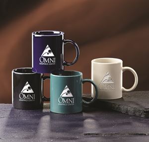 Picture of 11 Oz Forest Green Ceramic Mug - Bulk