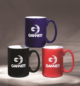 Picture of 15 Oz Black Mug - Bulk