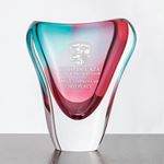 Picture of Aristotle Art Vase - Rose/Turquoise