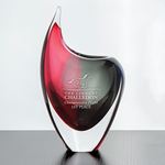Picture of Plato Art Vase - Rose/Black
