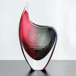 Picture of Plato Art Vase - Rose/Black