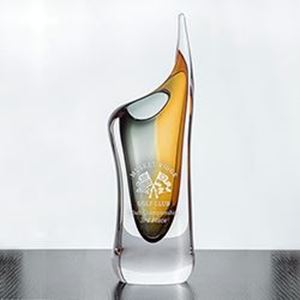 Picture of Voltaire Art Vase - Gold/Black