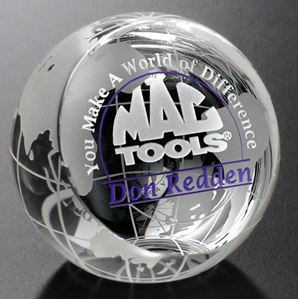 Picture of Clipped Globe 3-1/8" Dia