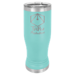 Picture of LTM946 - Teal 14 oz. Polar Camel Pilsner w/Clear Lid