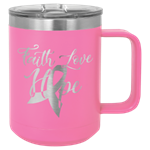 Picture of CM105 - Polar Camel 15 oz. Pink Vacuum Insulated Mug with Slider Lid