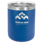 Picture of  LTM7104 - Polar Camel Ringneck 10 oz. Royal Blue Vacuum Insulated Tumbler with Clear Lid