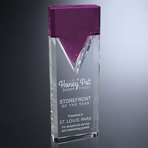 Picture of Nobility Purple Award 8-3/4"